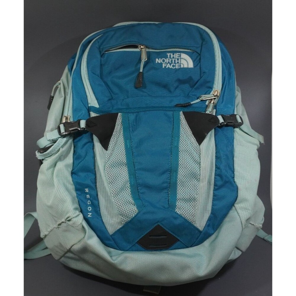 The North Face Recon Backpack Laptop Travel Hiking Daypack Light Blue
